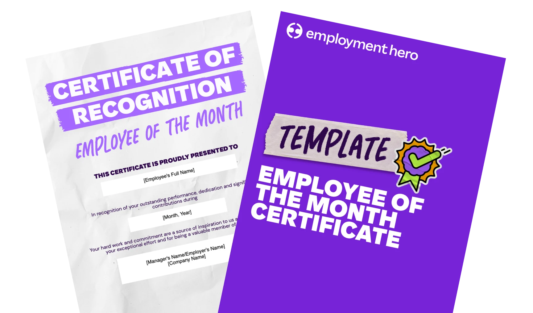 Employee of the month program: Certificate and guide